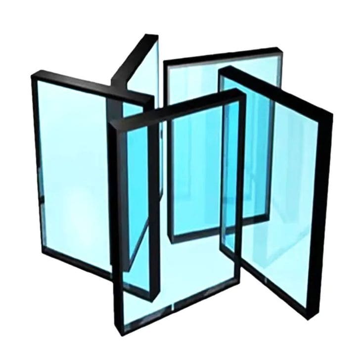 Triple glazed glass for skylight